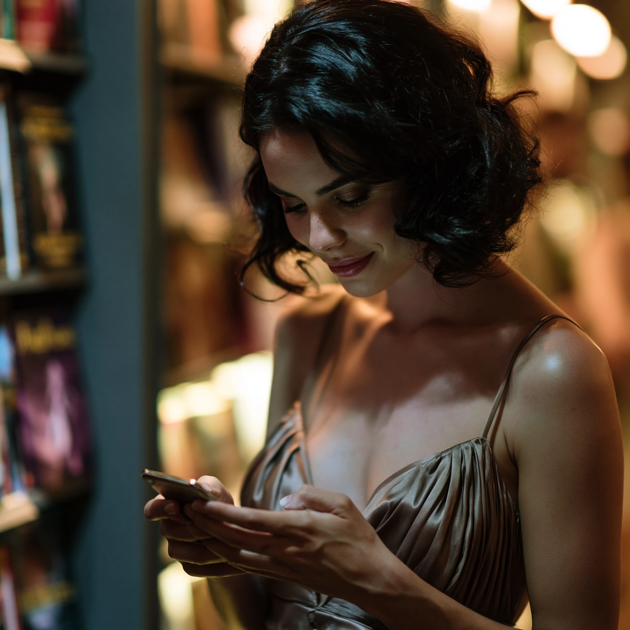 jeune femme sur smartphone
