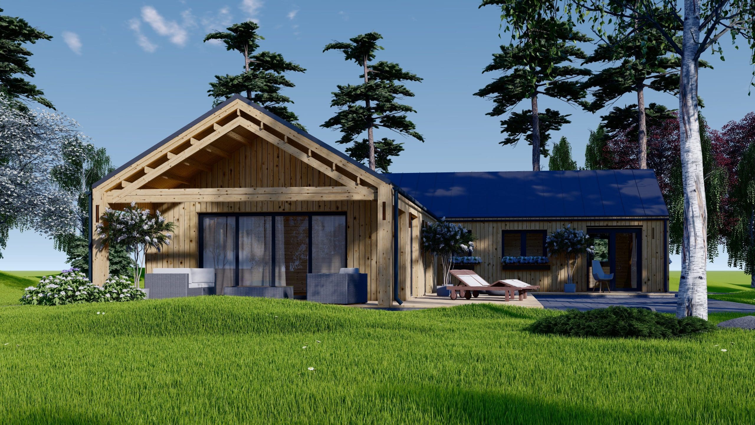 maison en bois en kit
