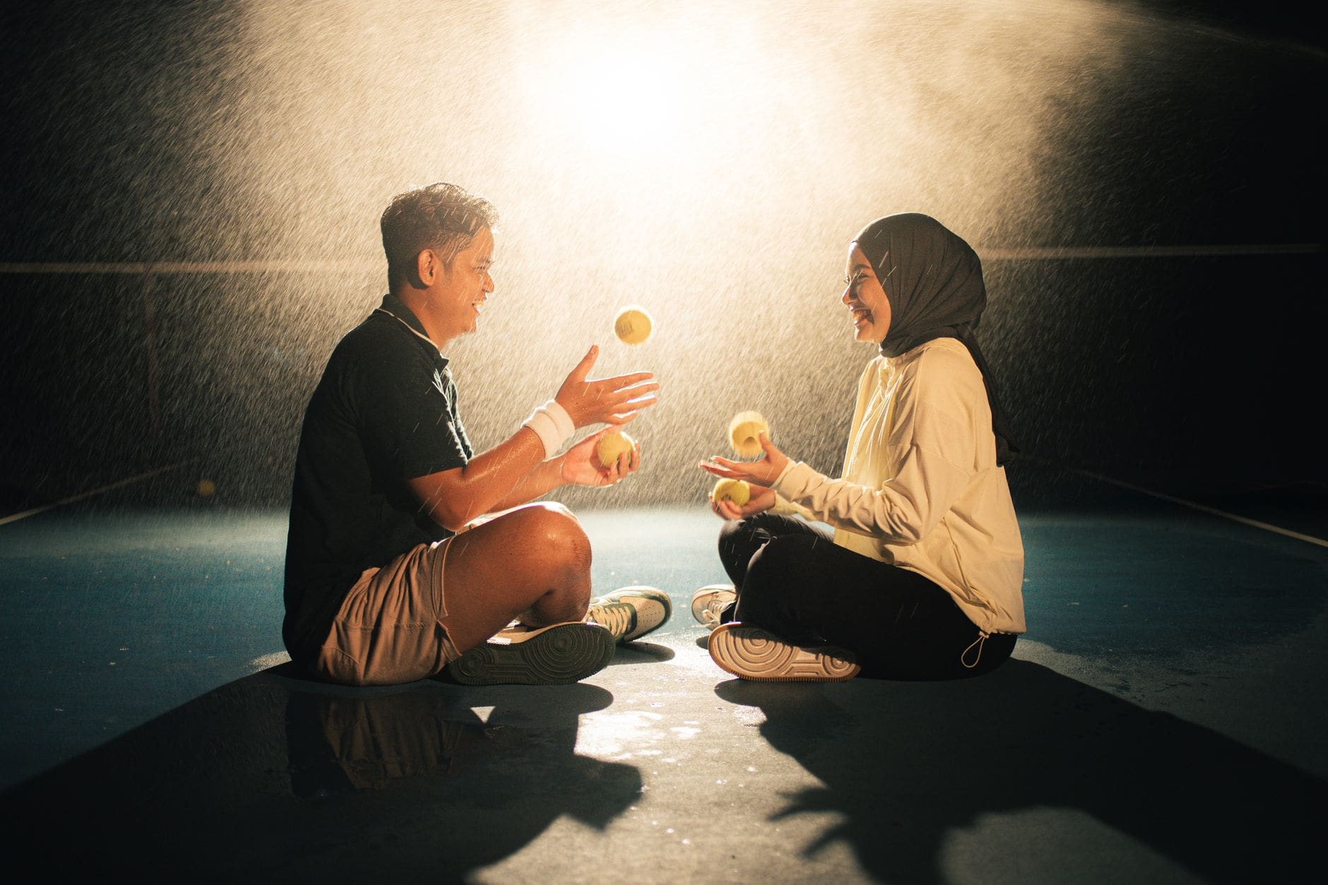 couple tennis luxe