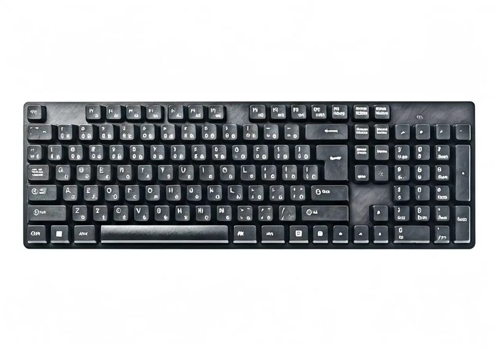 Teclado espagnol en disposition QWERTY avec la touche Ñ à droite du L