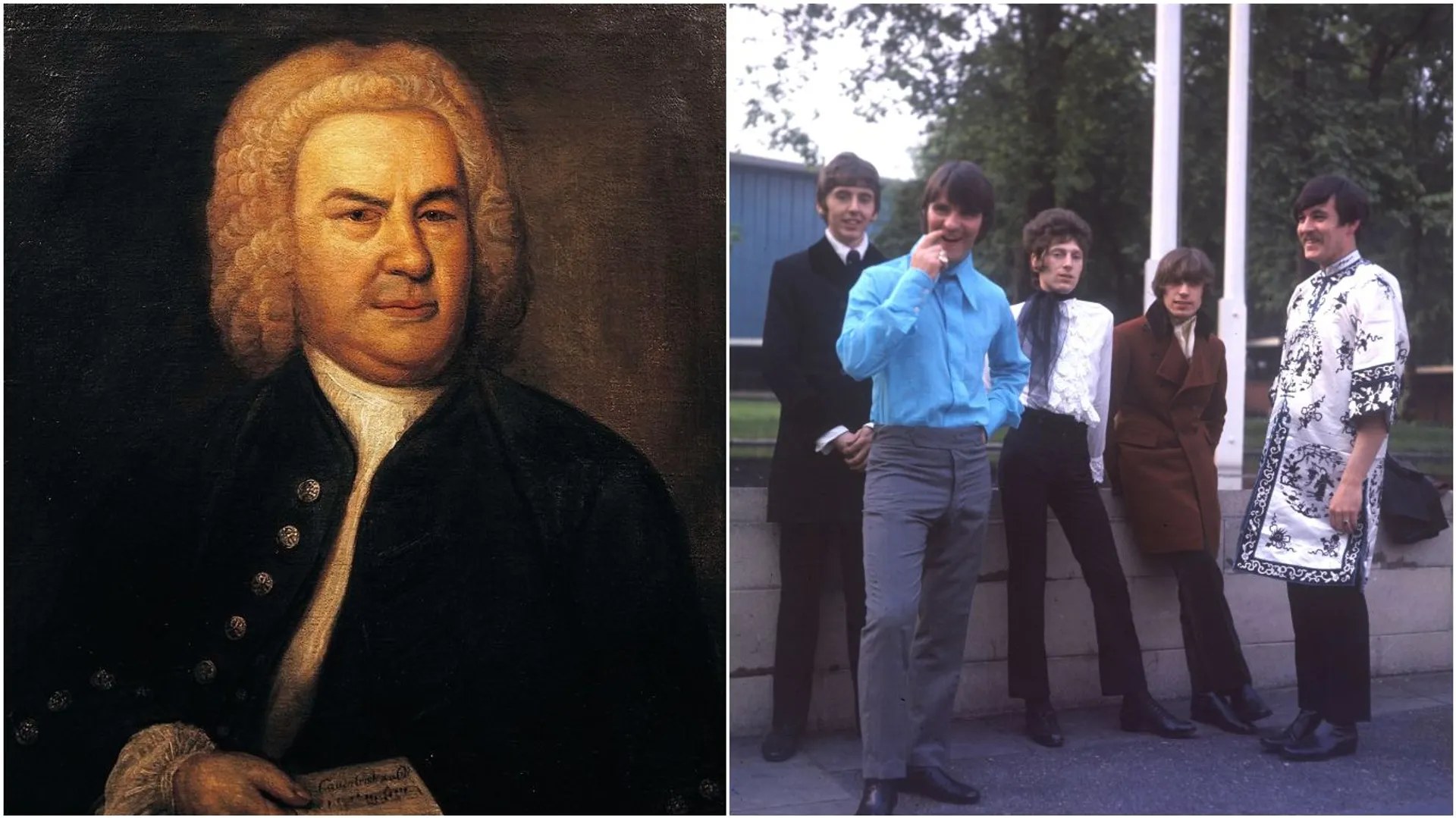 Le groupe britannique Procol Harum avec son chanteur et pianiste Gary Brooker